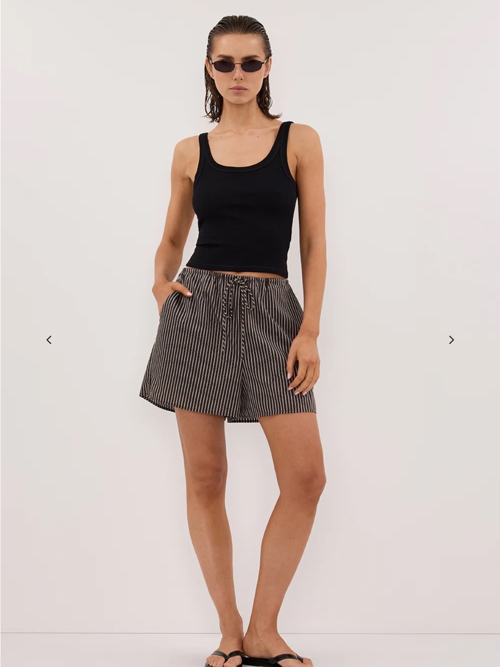DISSH Palma Bitter Choc Silk Blend Short BNWT - Picture 2 of 5